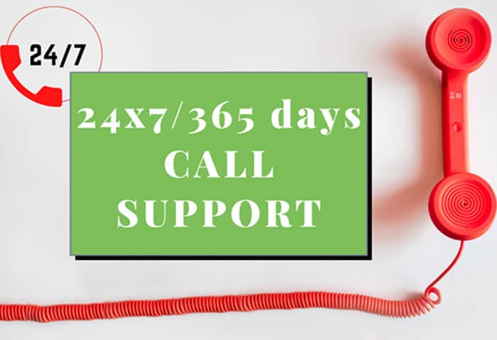 27/7 Call Support