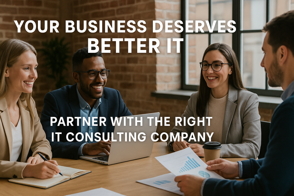 Your Business Deserves Better IT: Partner with the Right IT Consulting Company